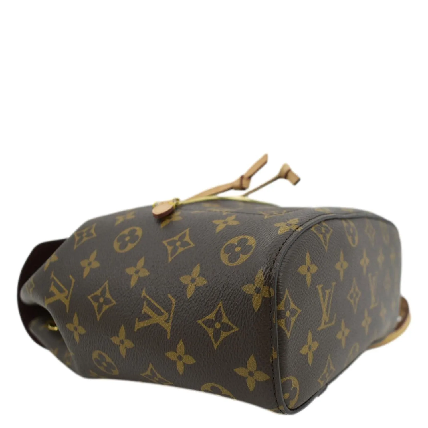 LOUIS VUITTON Montsouris PM Monogram Canvas Backpack Brown