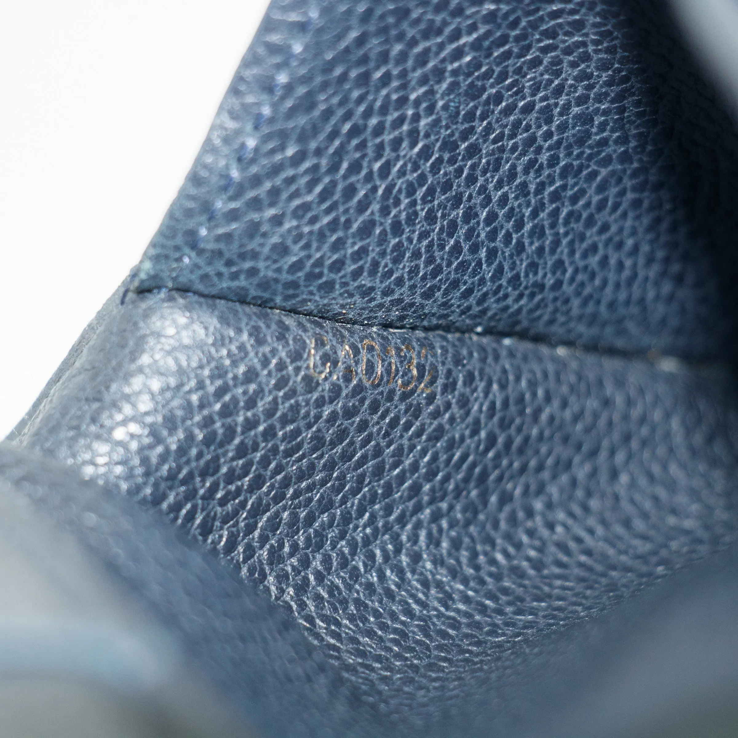 Louis Vuitton Navy Empriente Portefeuille Virtuose Wallet #3122