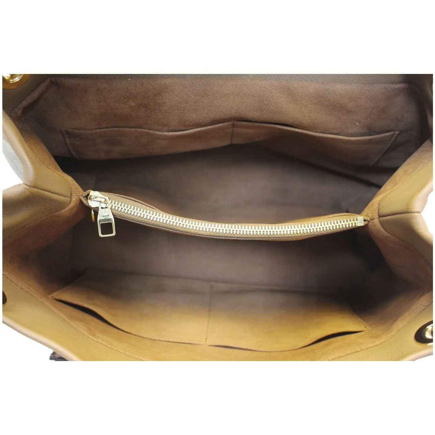 LOUIS VUITTON Olympe Camel Monogram Canvas Satchel Shoulder Bag