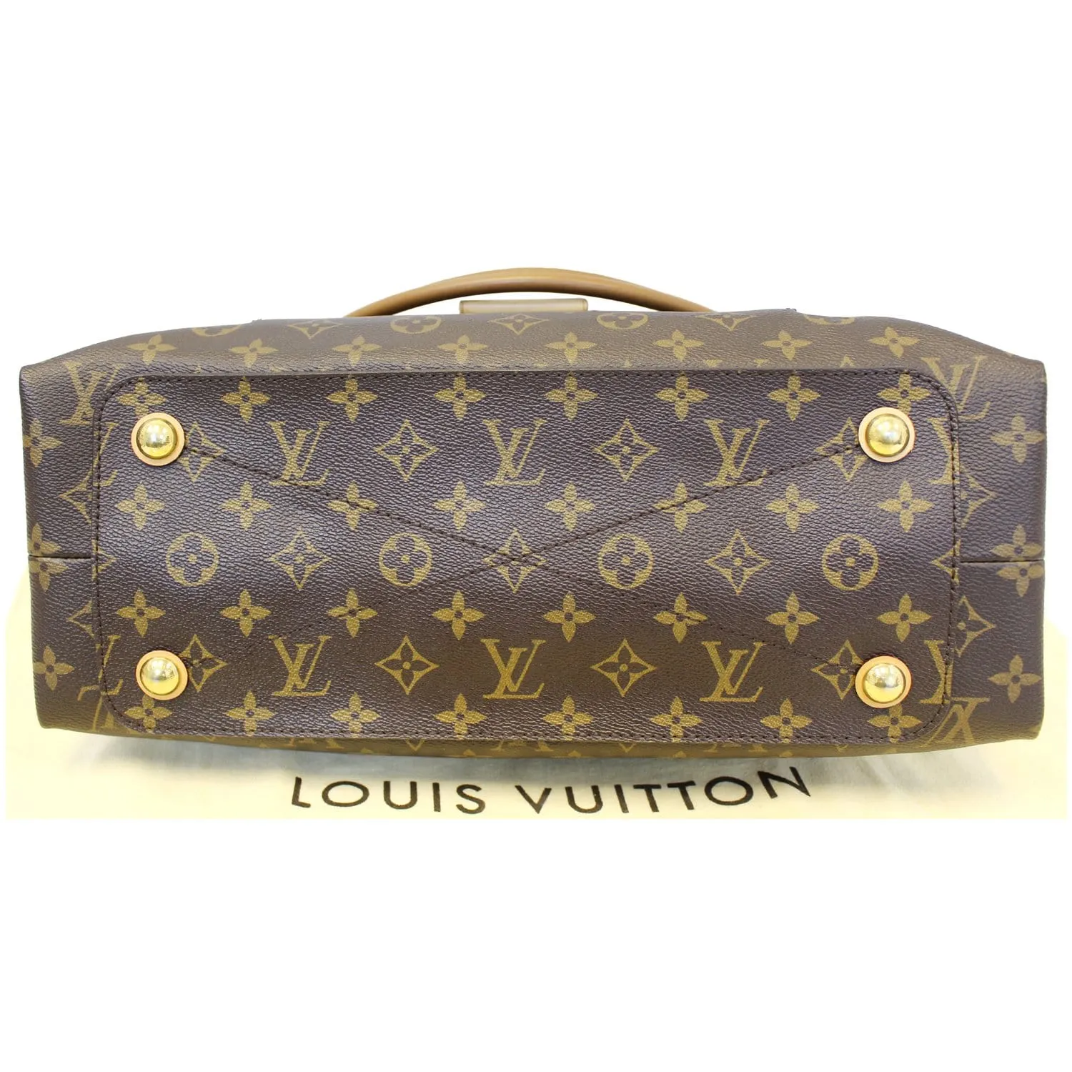 LOUIS VUITTON Olympe Camel Monogram Canvas Satchel Shoulder Bag