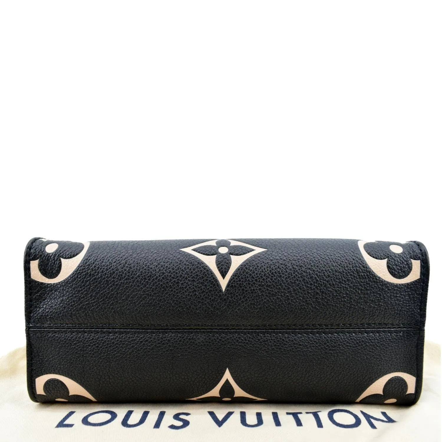 LOUIS VUITTON Onthego PM Bicolor Monogram Empreinte Shoulder Bag Black