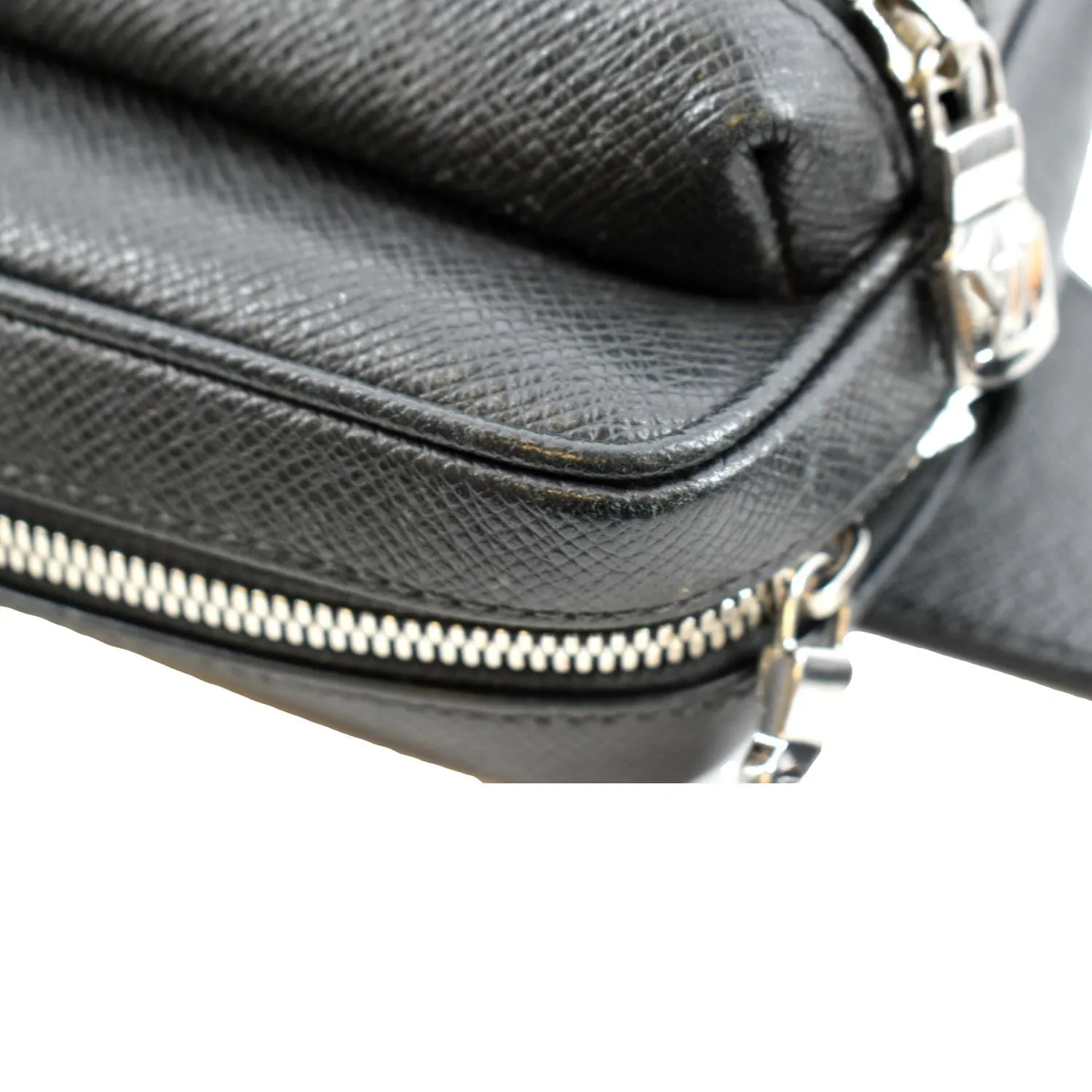 LOUIS VUITTON Outdoor Messenger Monogram Eclipse Belt Bag Black