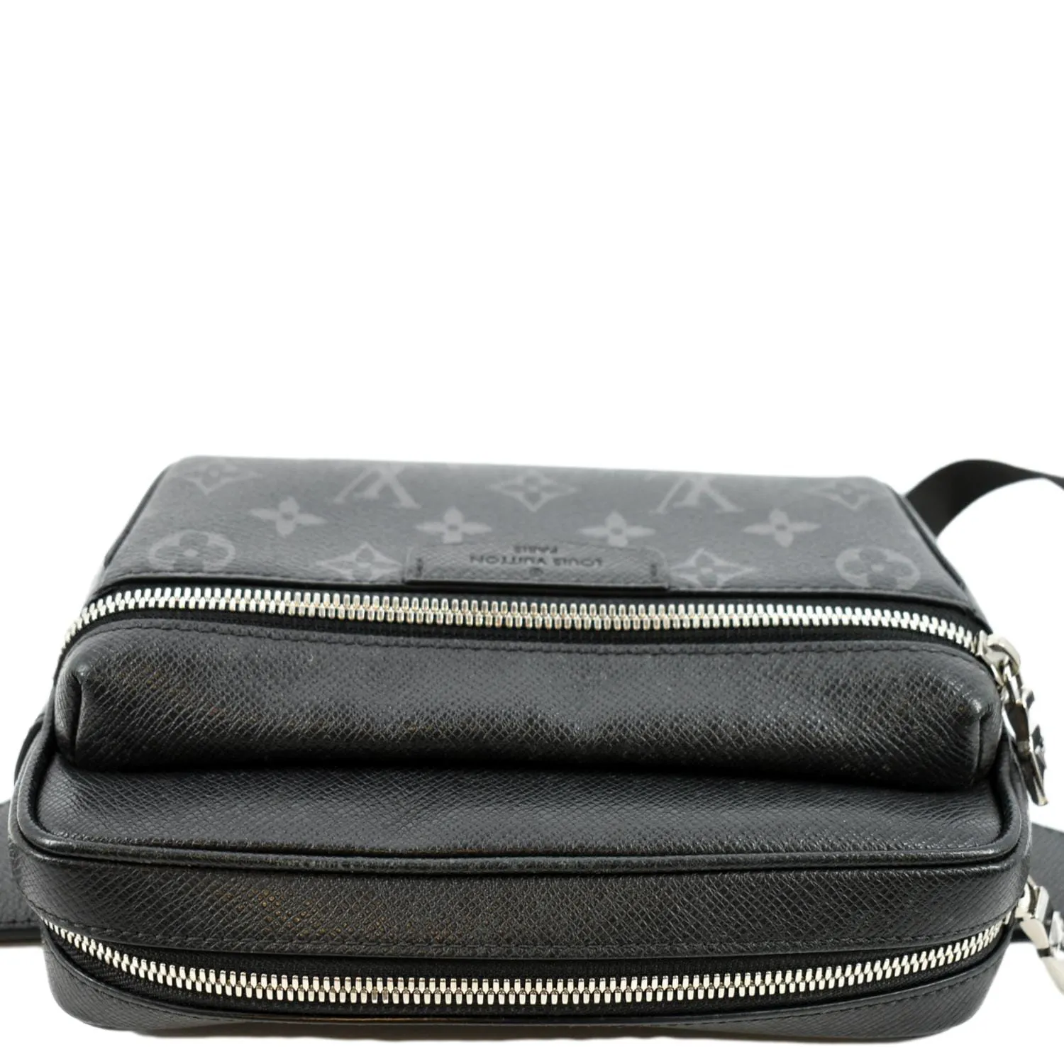 LOUIS VUITTON Outdoor Messenger Monogram Eclipse Belt Bag Black