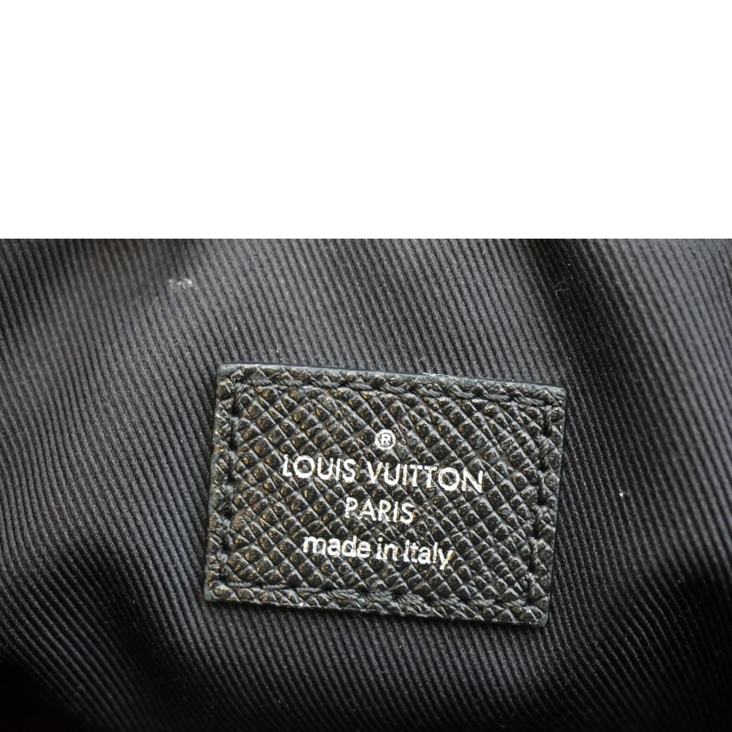 LOUIS VUITTON Outdoor Messenger Monogram Eclipse Belt Bag Black