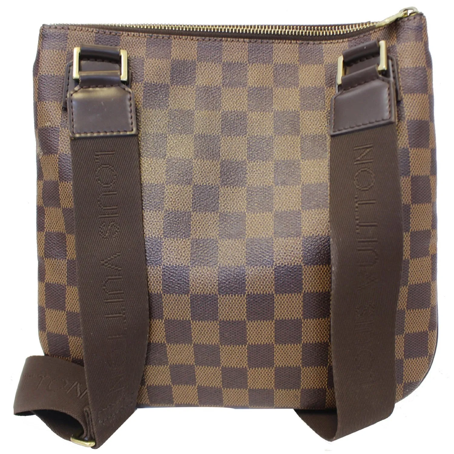 LOUIS VUITTON Pochette Bosphore Damier Ebene Crossbody Bag Brown