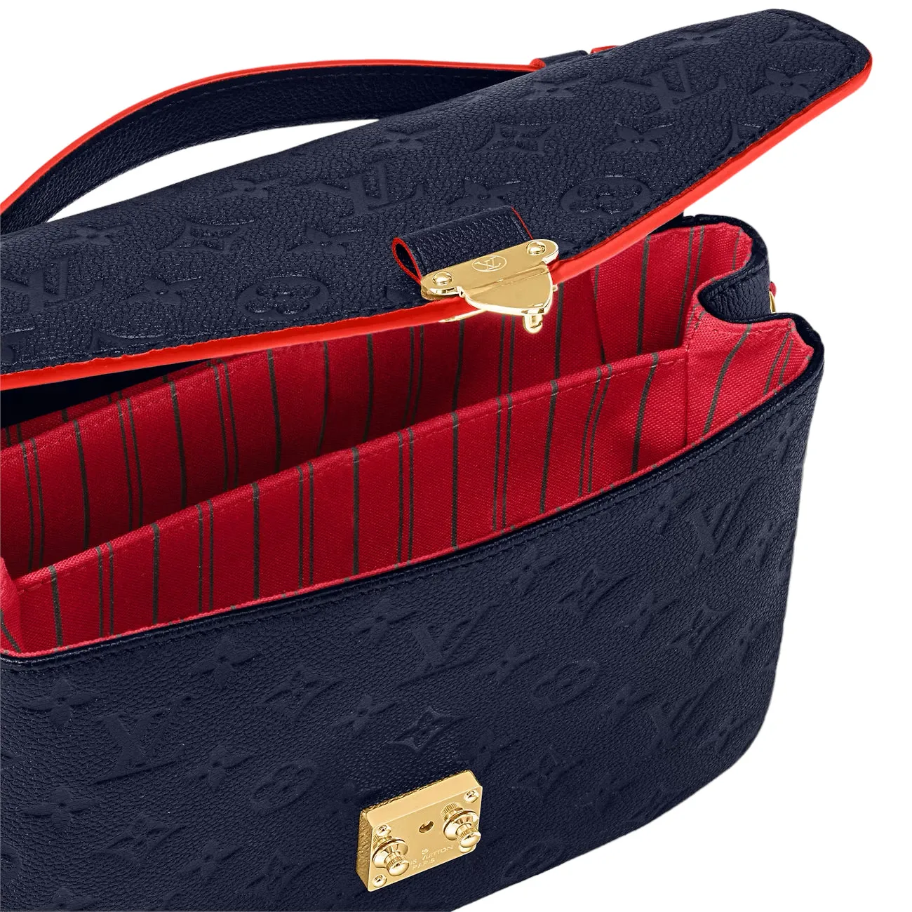 Louis Vuitton Pochette Métis in Navy/Red