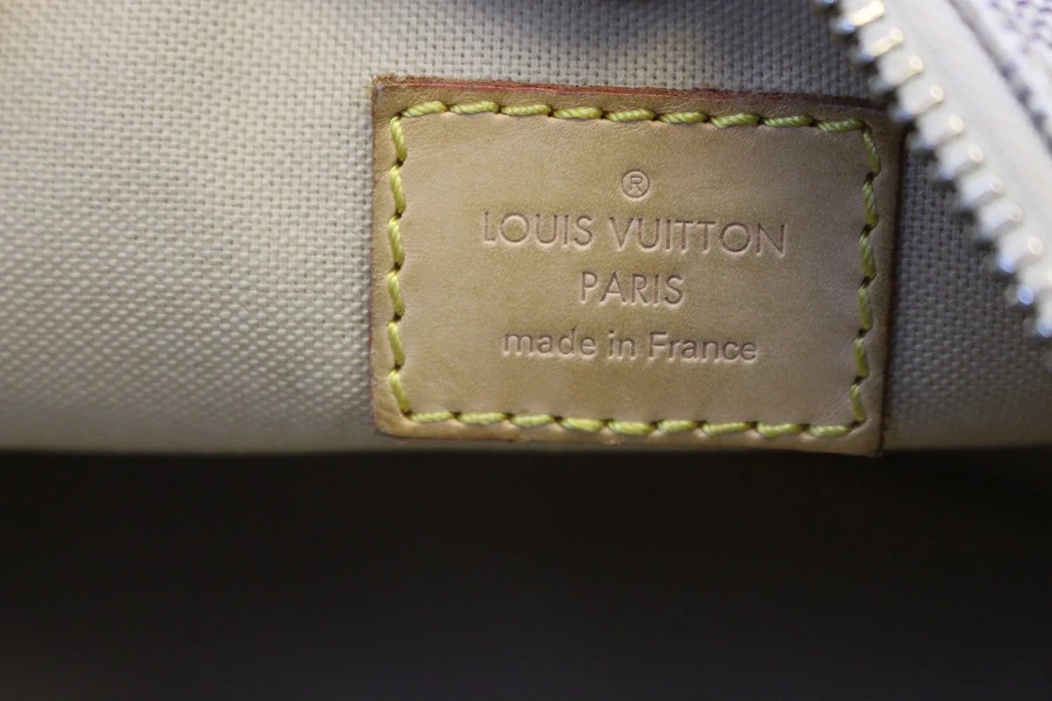 LOUIS VUITTON Pre Owned Damier Azur Pochette Bosphore Crossbody Bag