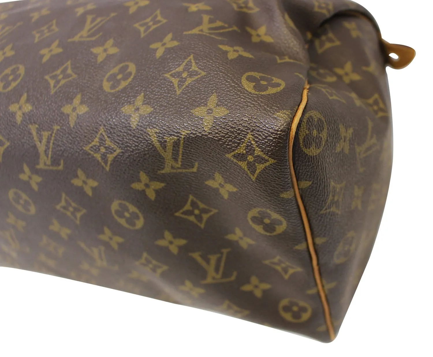 LOUIS VUITTON Pre Owned Satchel Bag Monogram Canvas Speedy 35 Brown