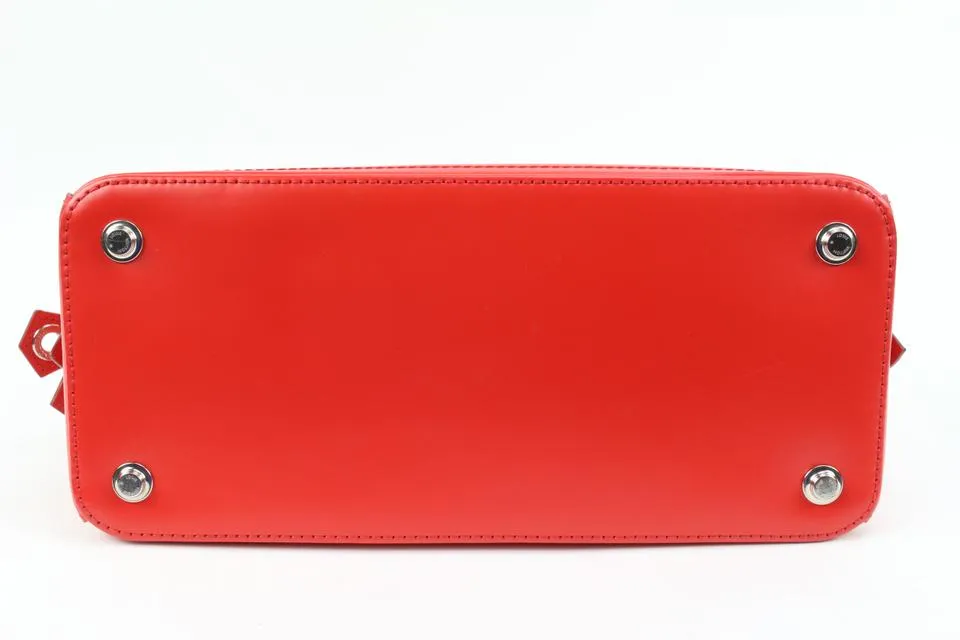 Louis Vuitton Red Monogram Dora PM Dome 2way Satchel Bag  10lk516s