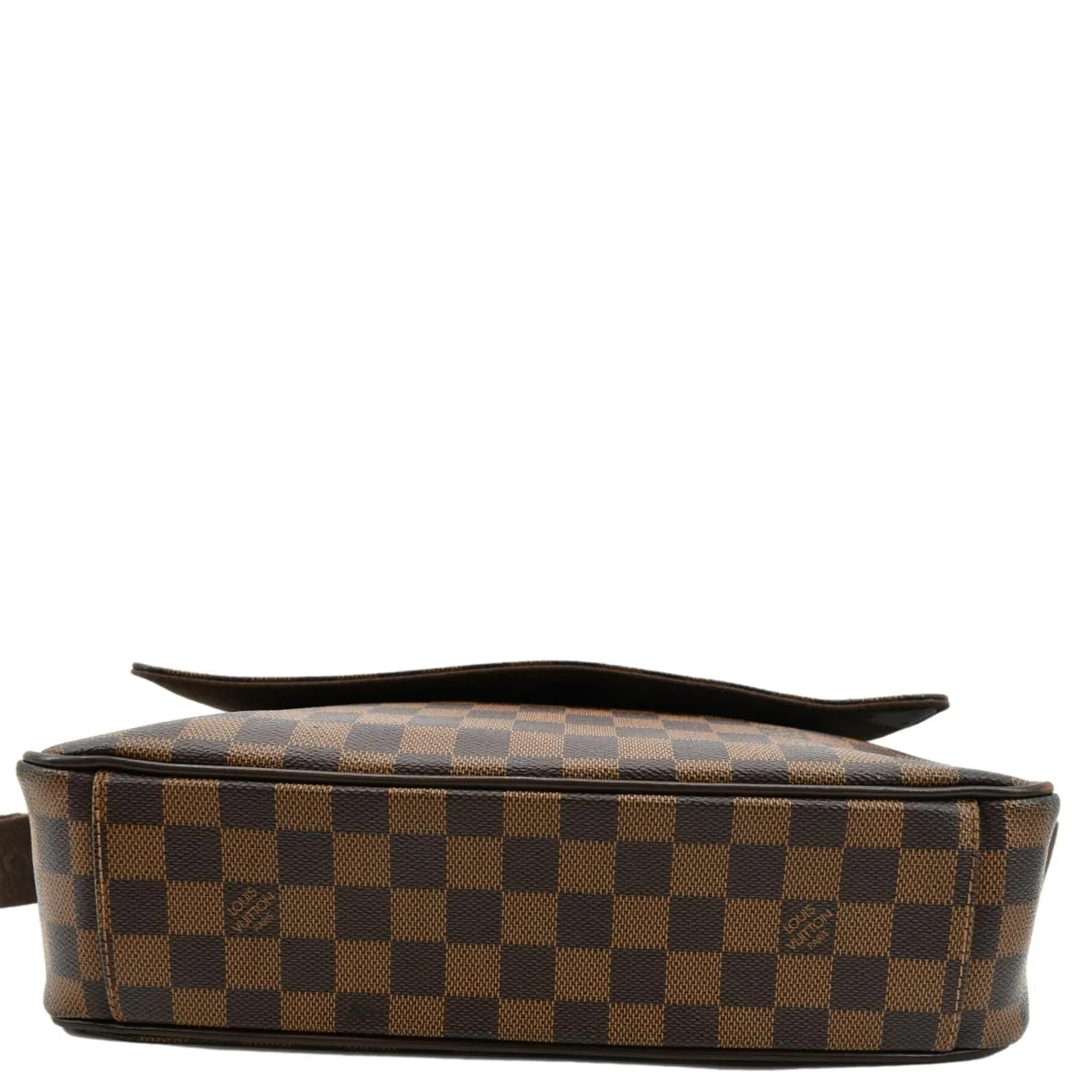 LOUIS VUITTON Shelton MM Damier Canvas Messenger Bag Brown
