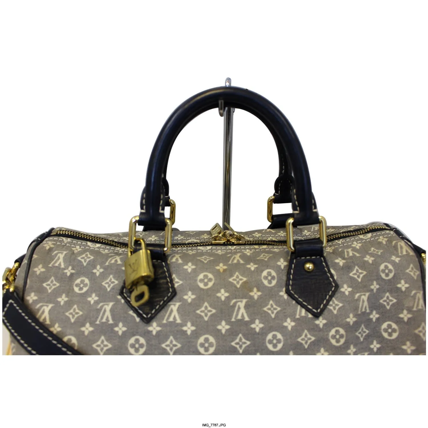 LOUIS VUITTON Speedy 30 Bandouliere Monogram Mini Lin Shoulder Bag