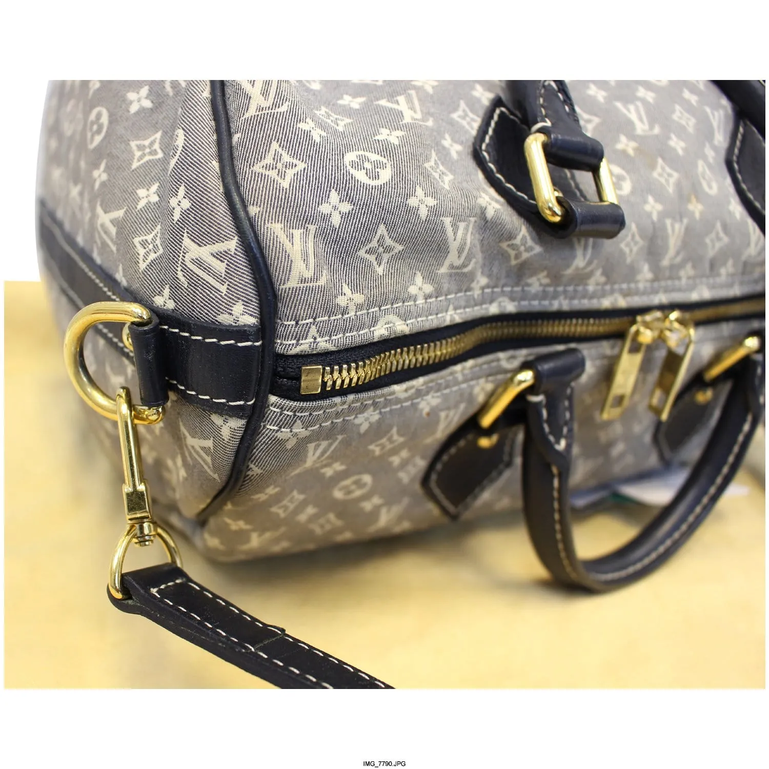LOUIS VUITTON Speedy 30 Bandouliere Monogram Mini Lin Shoulder Bag