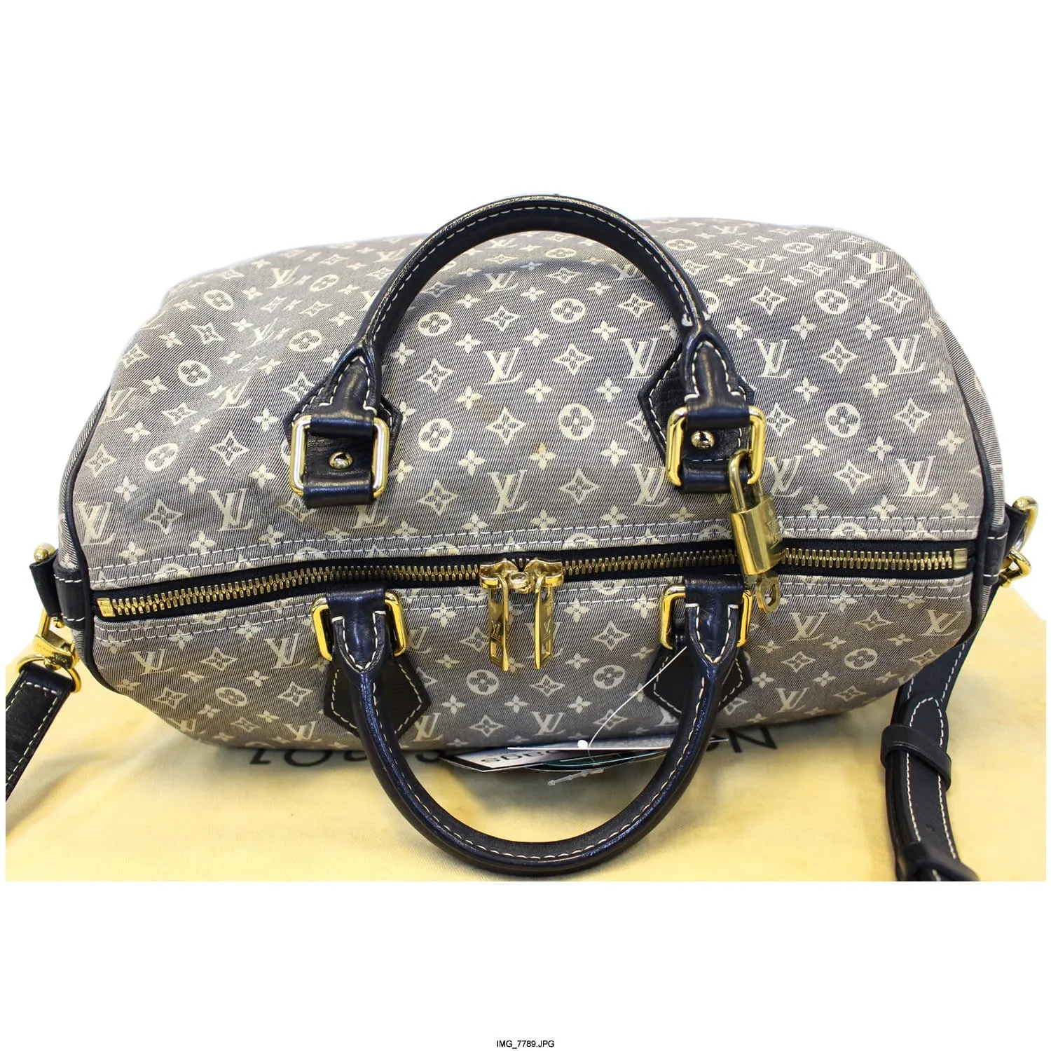 LOUIS VUITTON Speedy 30 Bandouliere Monogram Mini Lin Shoulder Bag