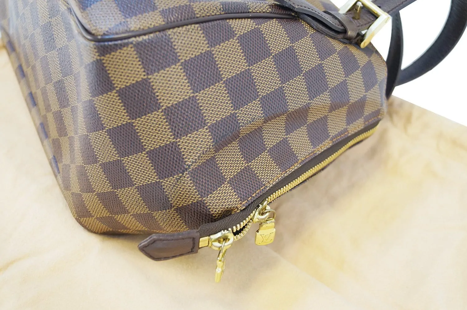LOUIS VUITTON Toile Damier Ebene Belem MM Shoulder Handbag- Final Call
