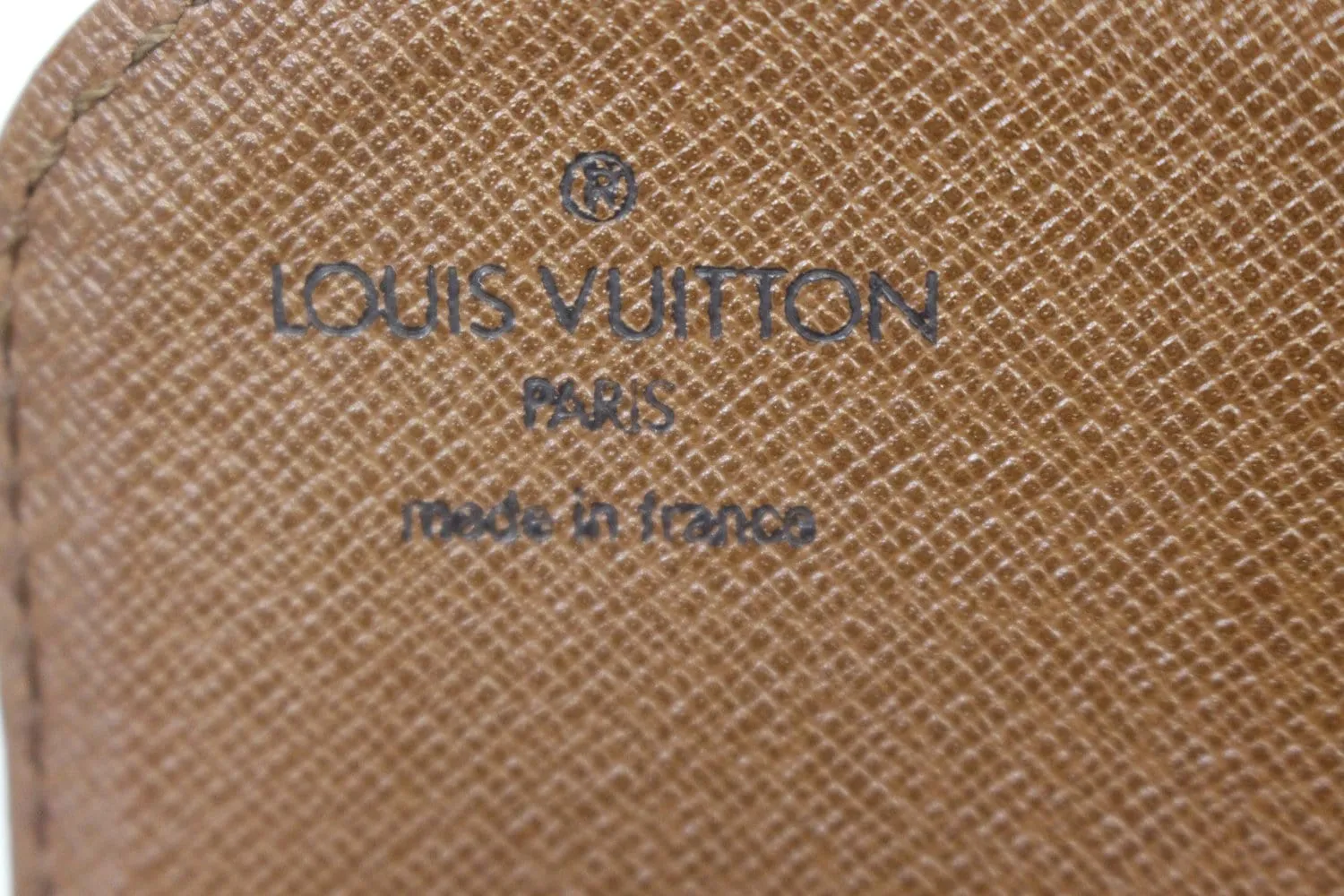 LOUIS VUITTON Used Monogram Brown Cartouchiere MM Messenger Bag