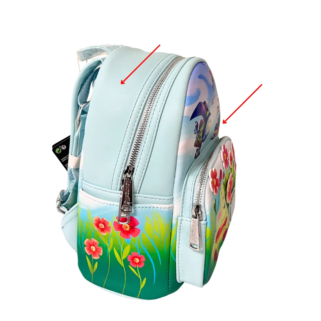 Loungefly Disney Pixar Bugs Life Earth Day Mini Backpack DEFECTIVE #373