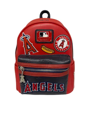 Loungefly MLB LA Angels Patches Mini Backpack