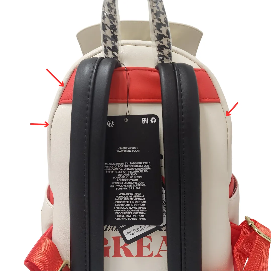 Loungefly Pixar Ratatouille 15th Anniversary Little Chef Mini Backpack DEFECTIVE #62
