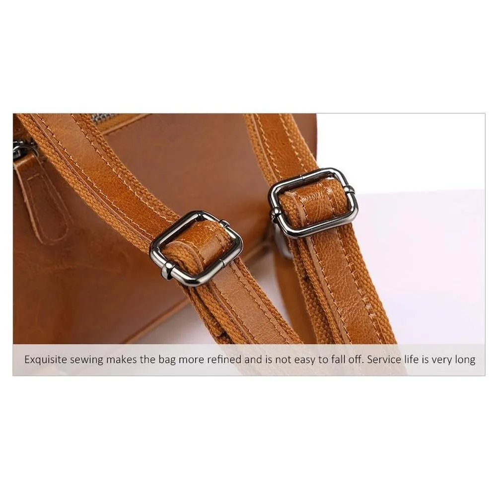 <bold>Fashion Backpack <br>Genuine-Leather