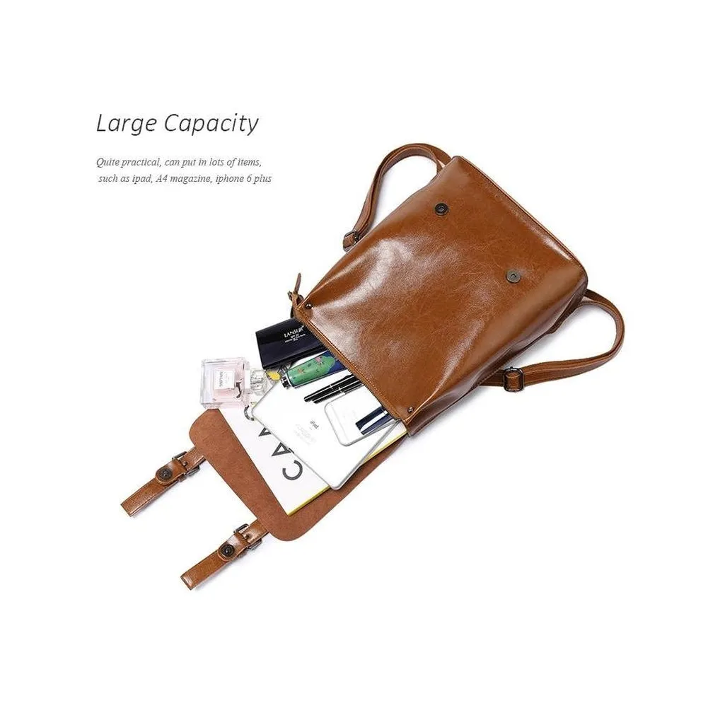 <bold>Fashion Backpack <br>Genuine-Leather