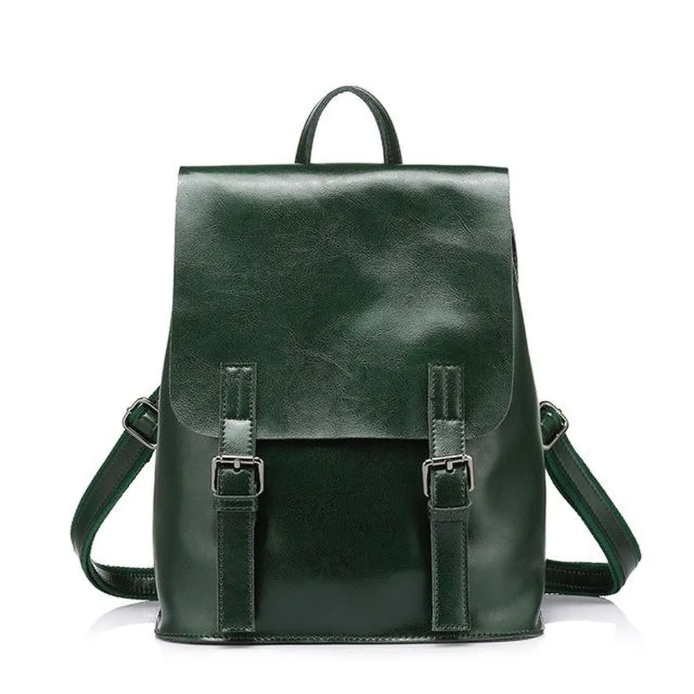 <bold>Fashion Backpack <br>Genuine-Leather