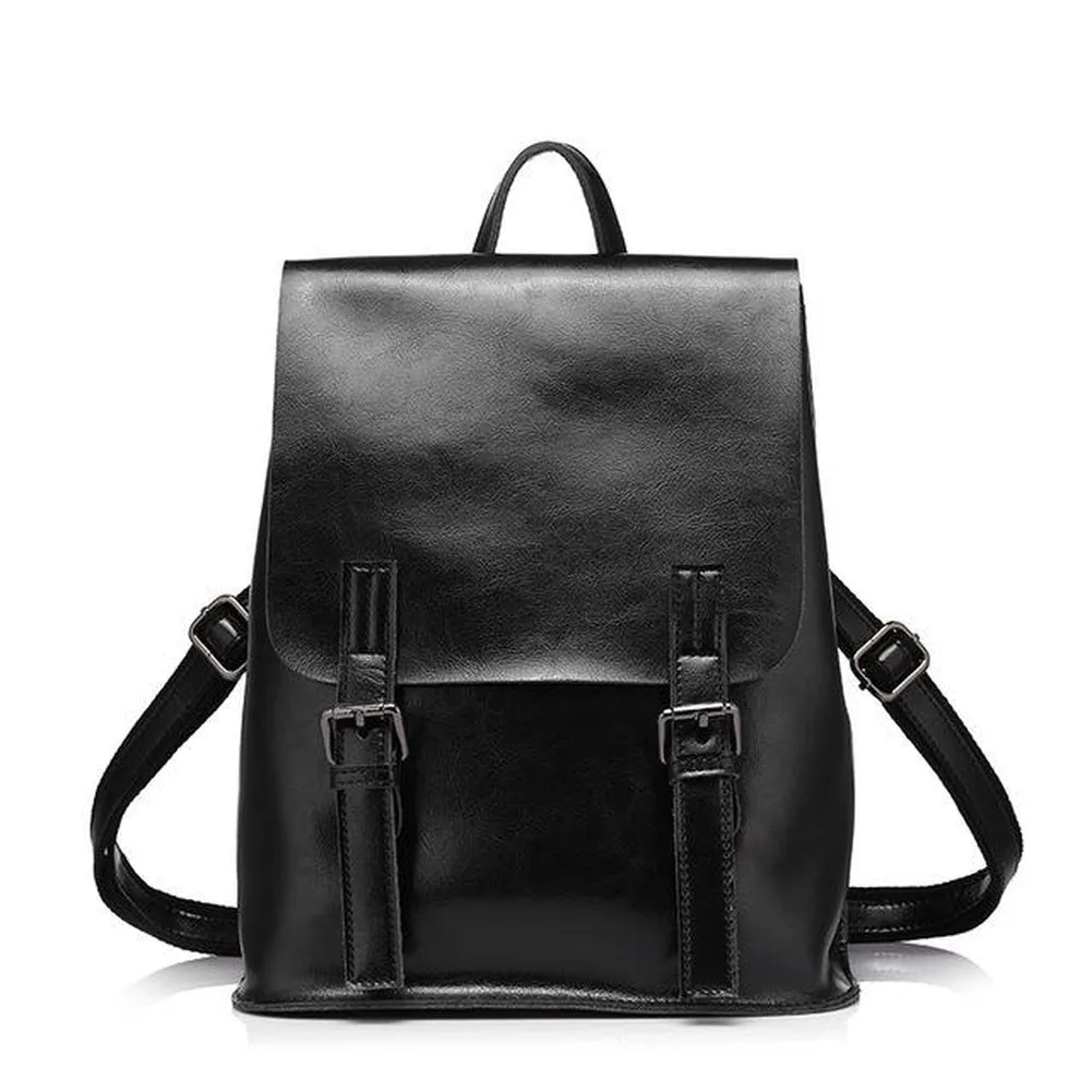 <bold>Fashion Backpack <br>Genuine-Leather