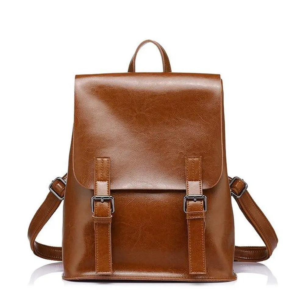 <bold>Fashion Backpack <br>Genuine-Leather