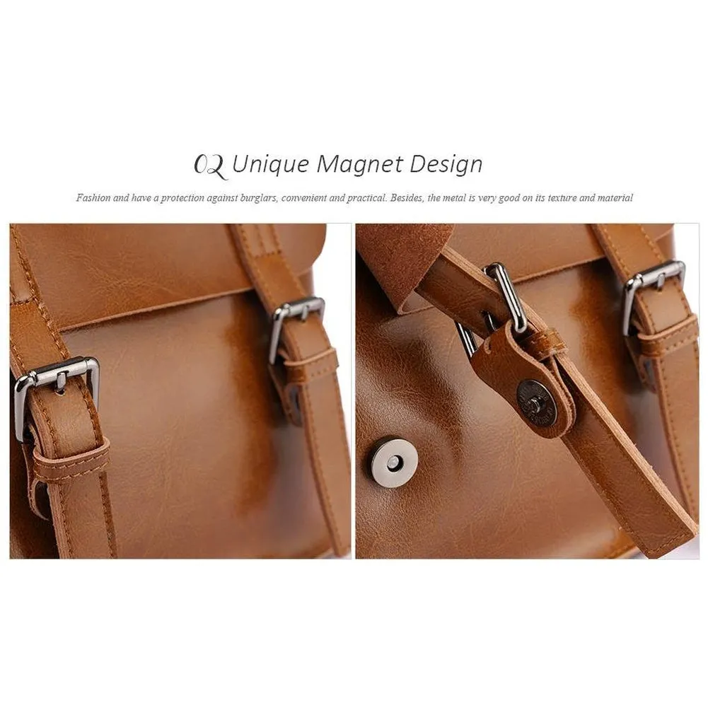 <bold>Fashion Backpack <br>Genuine-Leather