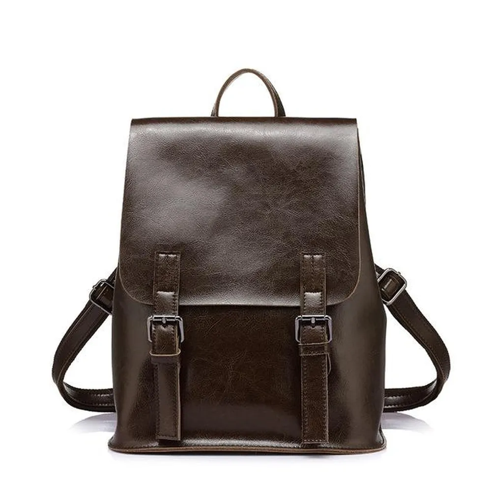<bold>Fashion Backpack <br>Genuine-Leather