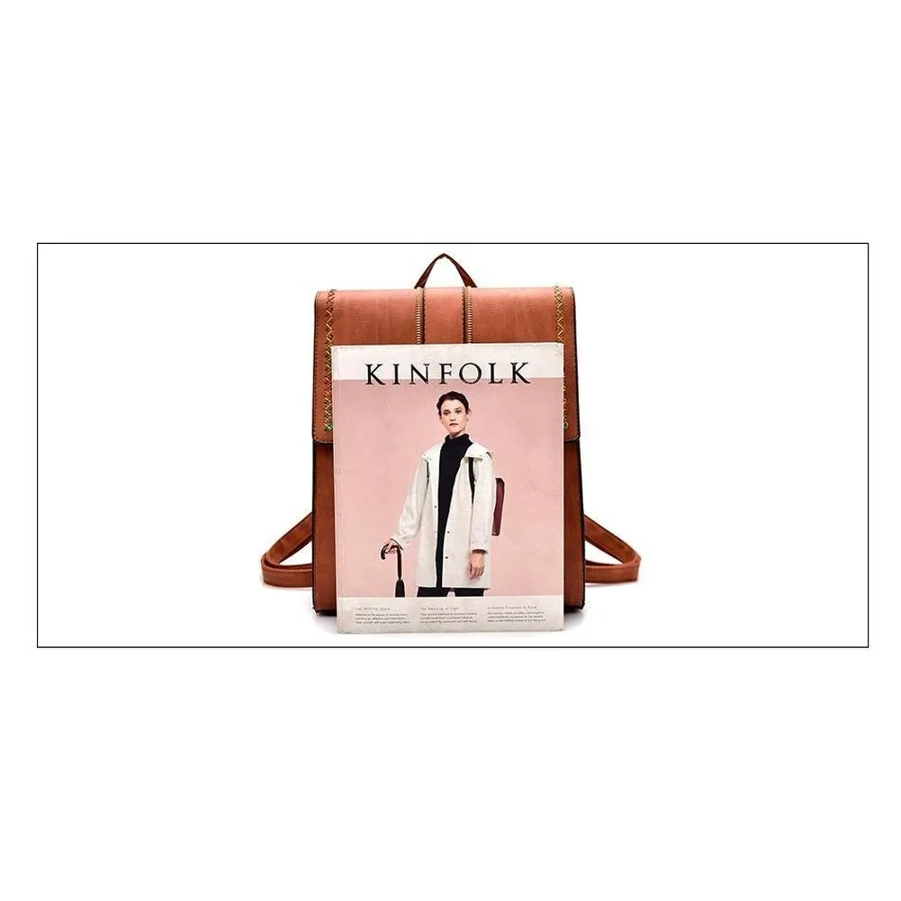 <bold>Fashion Backpack  <br>Vegan-Leather