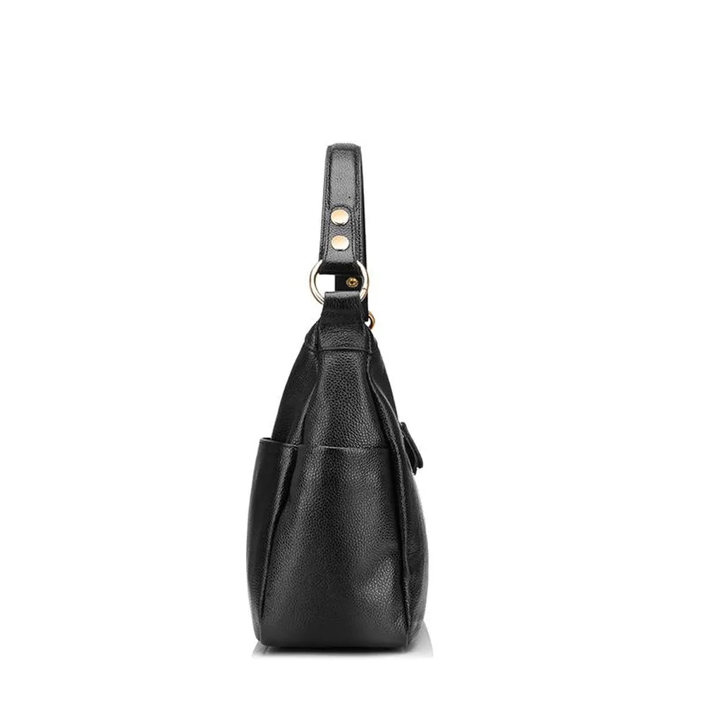 <bold>Tote / Crossbody Bag <br>Genuine-Leather
