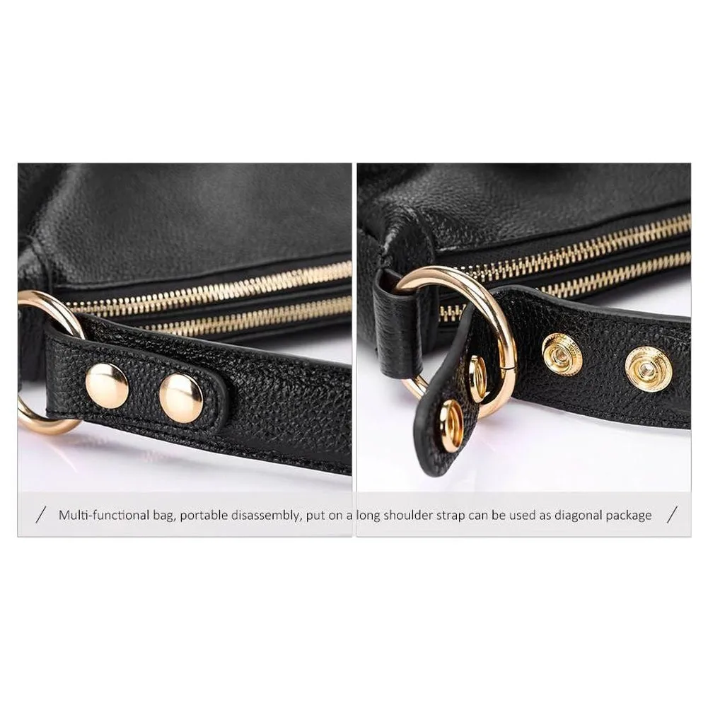 <bold>Tote / Crossbody Bag <br>Genuine-Leather