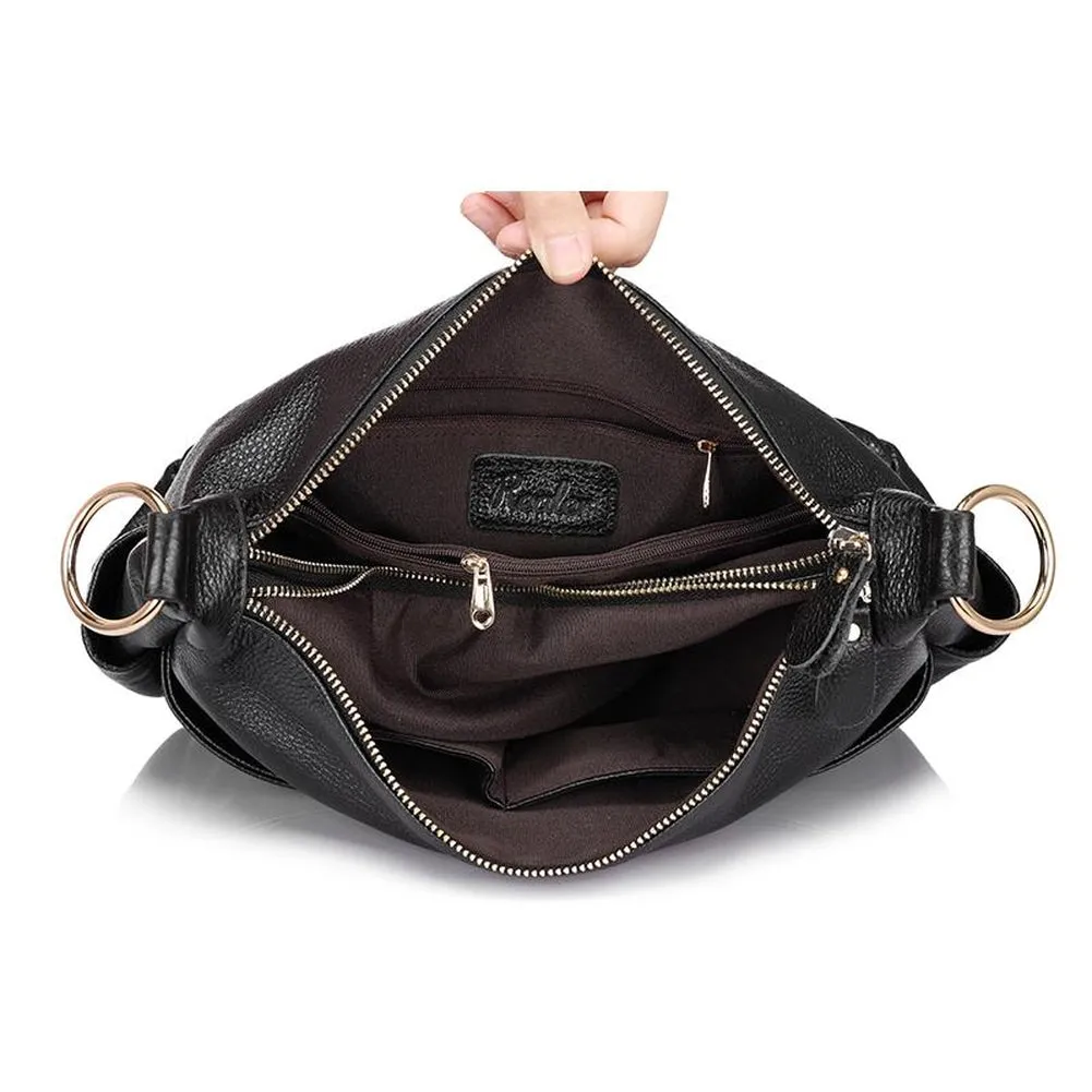 <bold>Tote / Crossbody Bag <br>Genuine-Leather