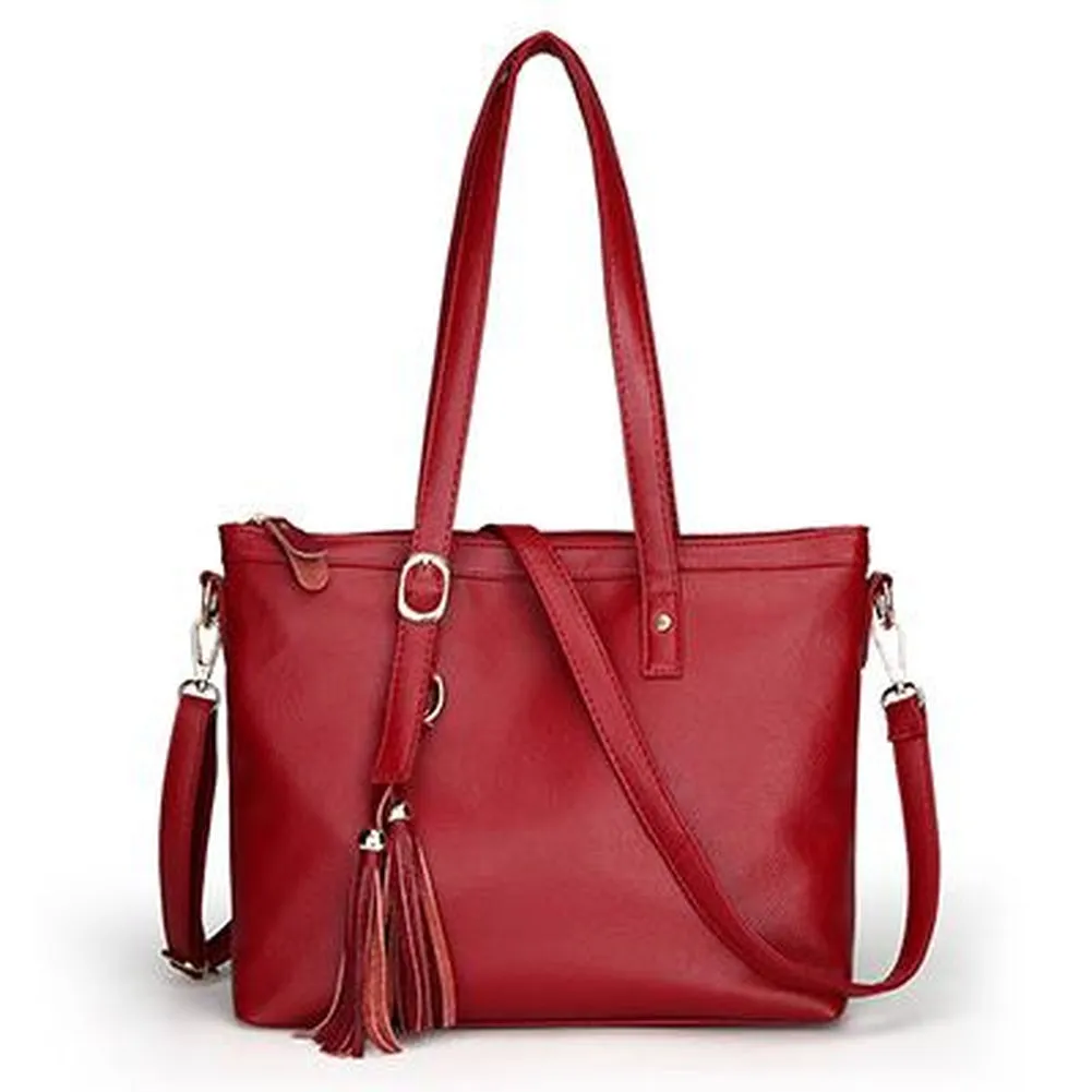<bold>Tote / Crossbody Bag <br>Vegan-Leather