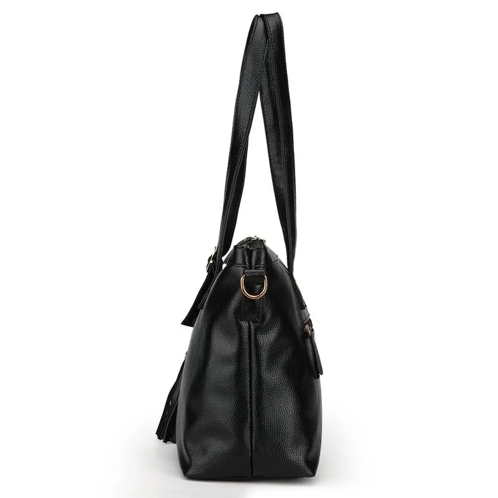 <bold>Tote / Crossbody Bag <br>Vegan-Leather