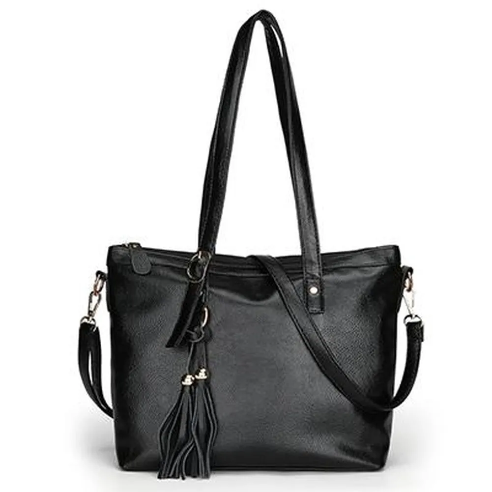 <bold>Tote / Crossbody Bag <br>Vegan-Leather