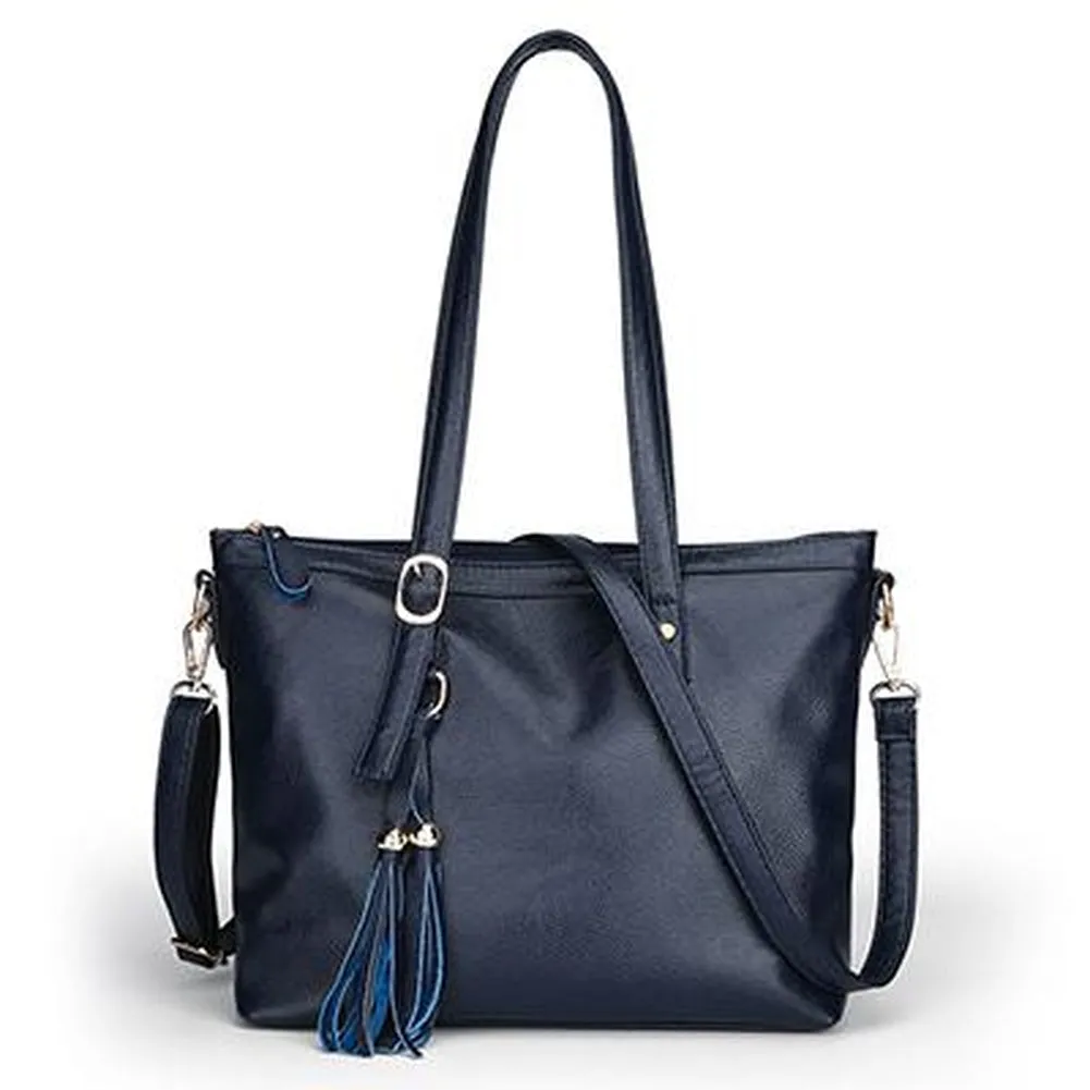 <bold>Tote / Crossbody Bag <br>Vegan-Leather
