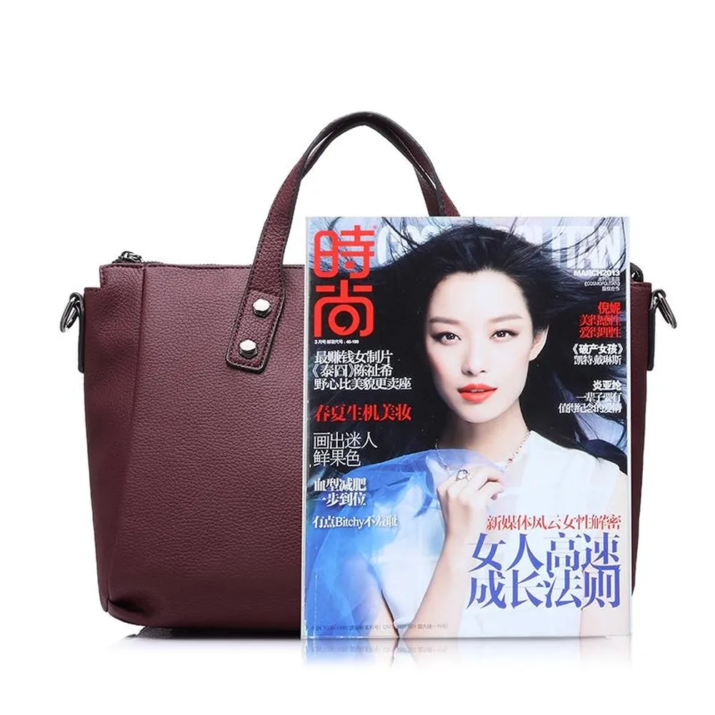<bold>Tote / Shoulder Bag  <br>Vegan-Leather
