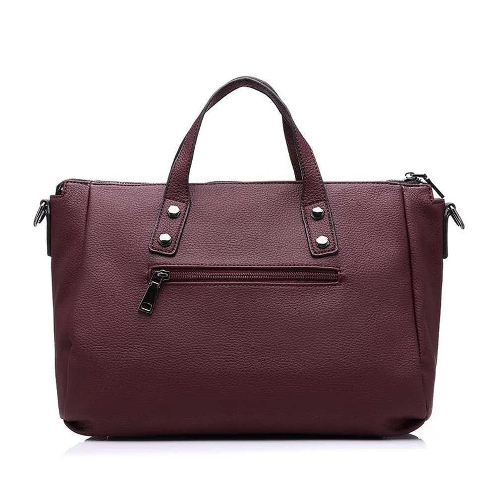<bold>Tote / Shoulder Bag  <br>Vegan-Leather
