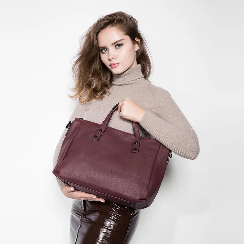 <bold>Tote / Shoulder Bag  <br>Vegan-Leather