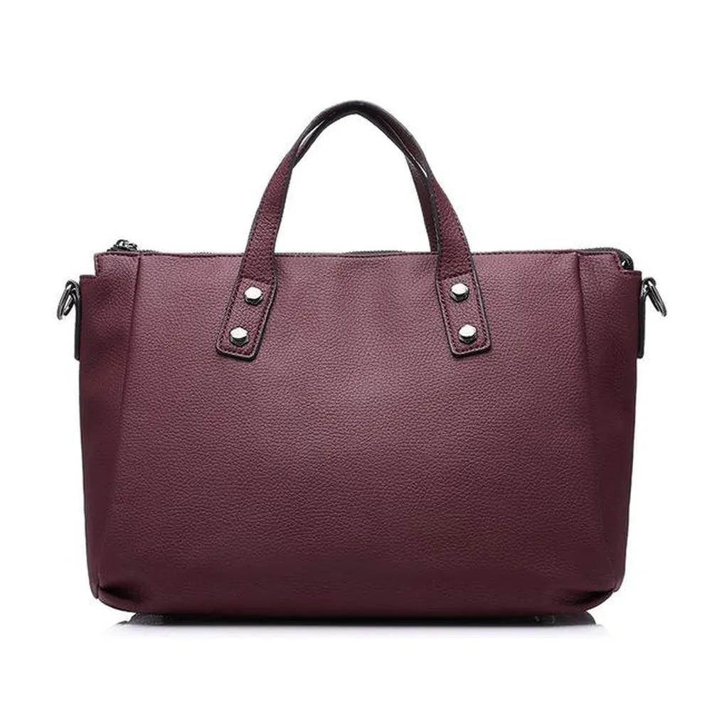 <bold>Tote / Shoulder Bag  <br>Vegan-Leather