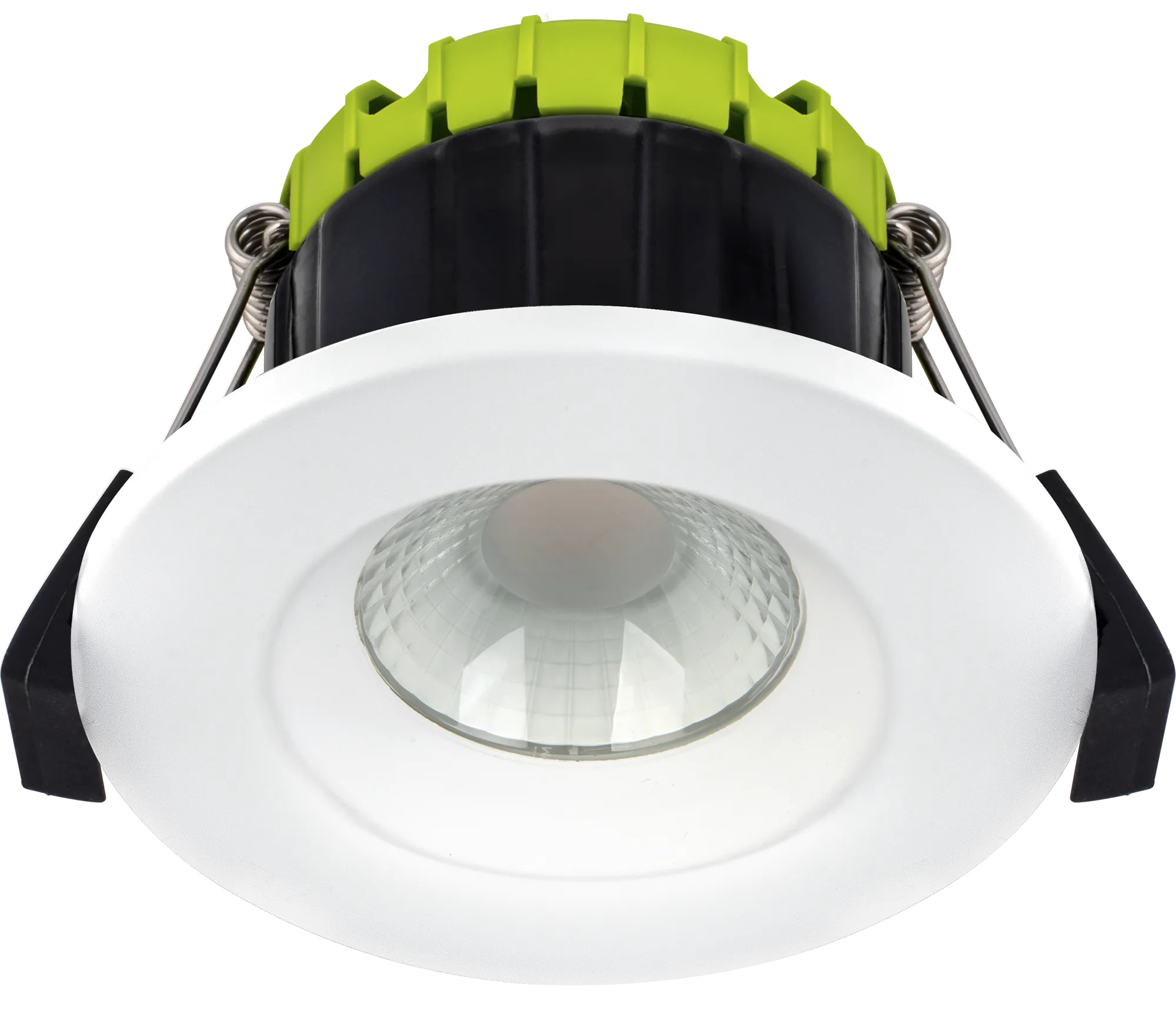 Luceco EFCB40W27 FType Compact Regressed 4W Dimmable Extra Warm White 2700K IP65 Fire Rated LED Downlight - White