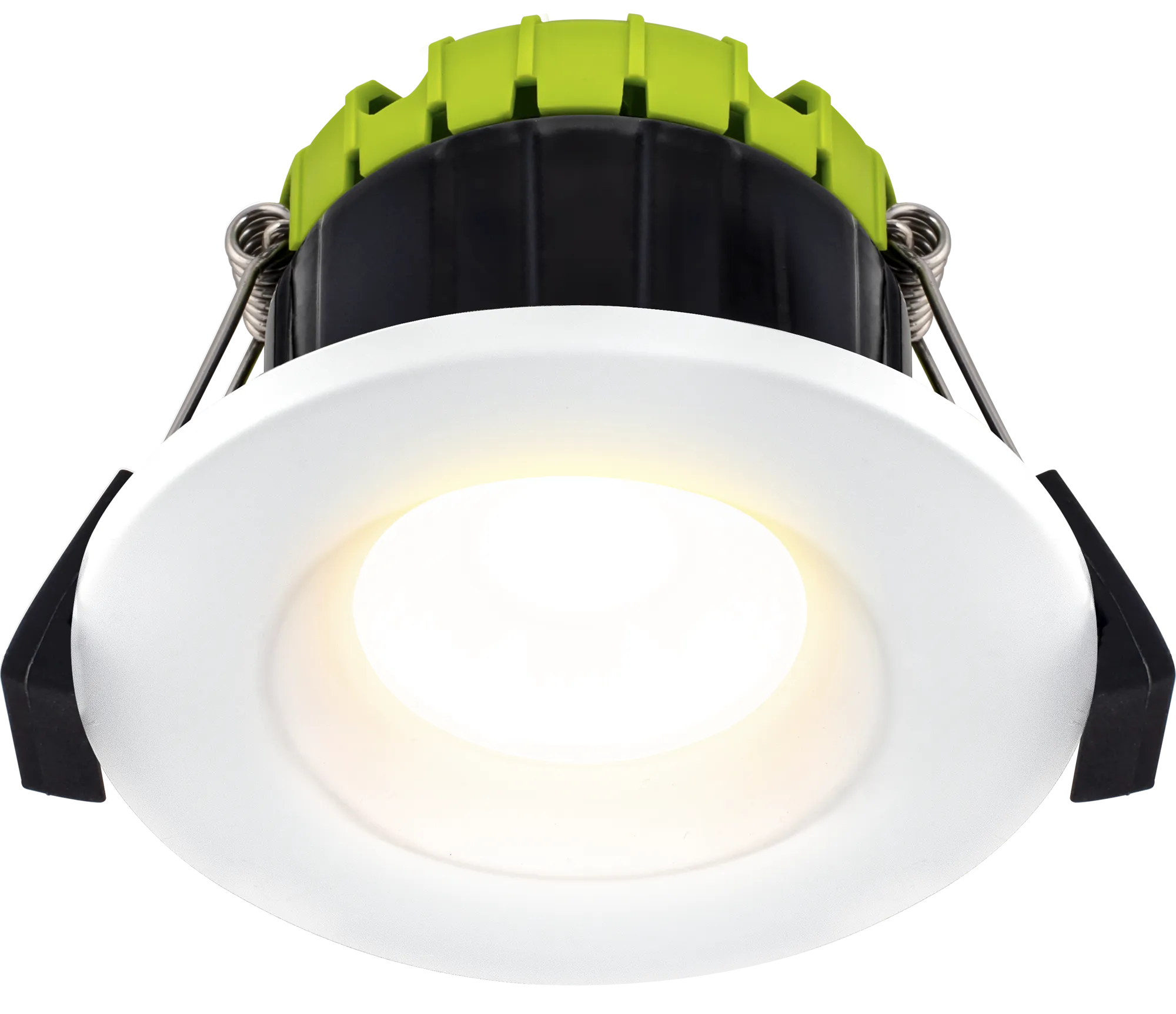 Luceco EFCB40W27 FType Compact Regressed 4W Dimmable Extra Warm White 2700K IP65 Fire Rated LED Downlight - White