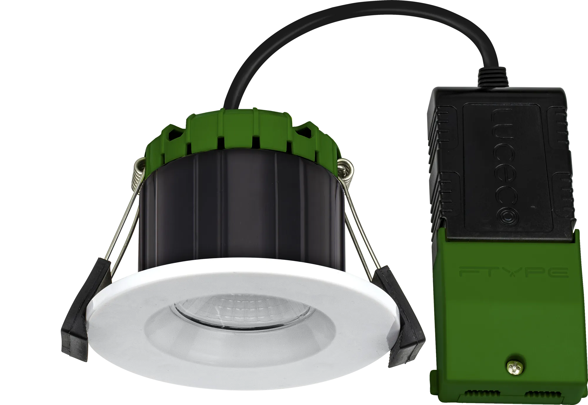 Luceco EFCB60WCC FType Compact Colour Change 6W IP65 Fire Rated Downlight - White