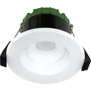 Luceco EFCB60WCC FType Compact Colour Change 6W IP65 Fire Rated Downlight - White