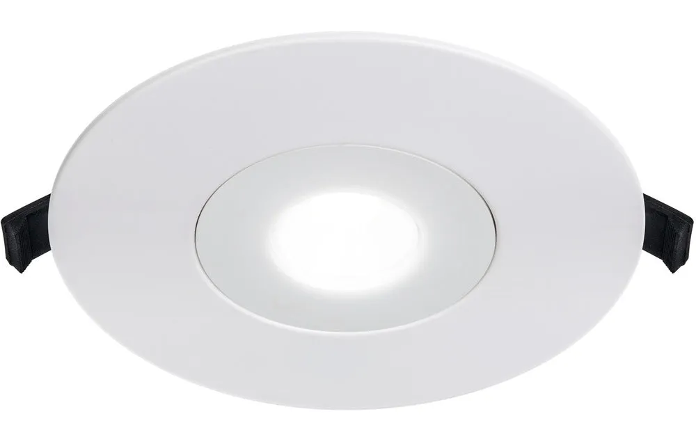 Luceco EFTBZAPWH FType Downlight Adapter Plate - Matt White