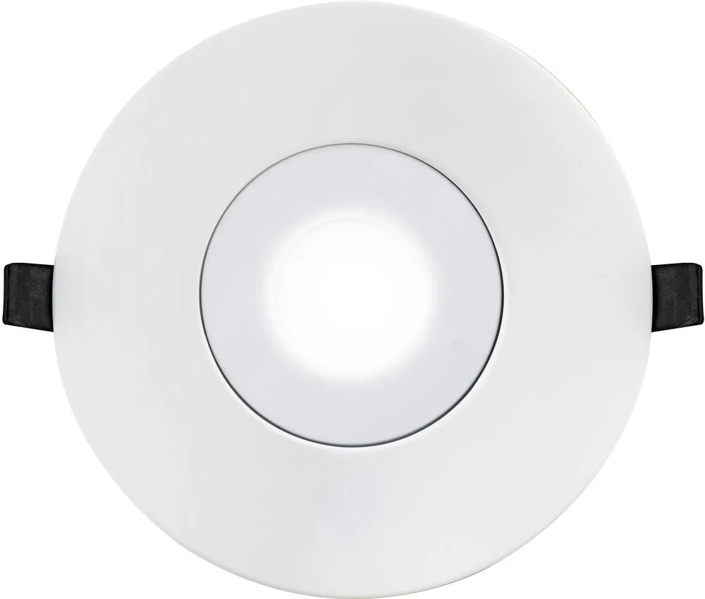 Luceco EFTBZAPWH FType Downlight Adapter Plate - Matt White