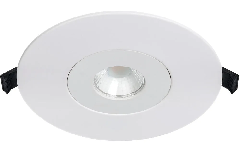 Luceco EFTBZAPWH FType Downlight Adapter Plate - Matt White