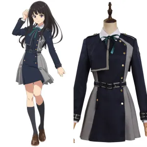 Lycoris Recoil Inoue Takina Cosplay Costume Uniform Dress Outfits Halloween Carnival Suit