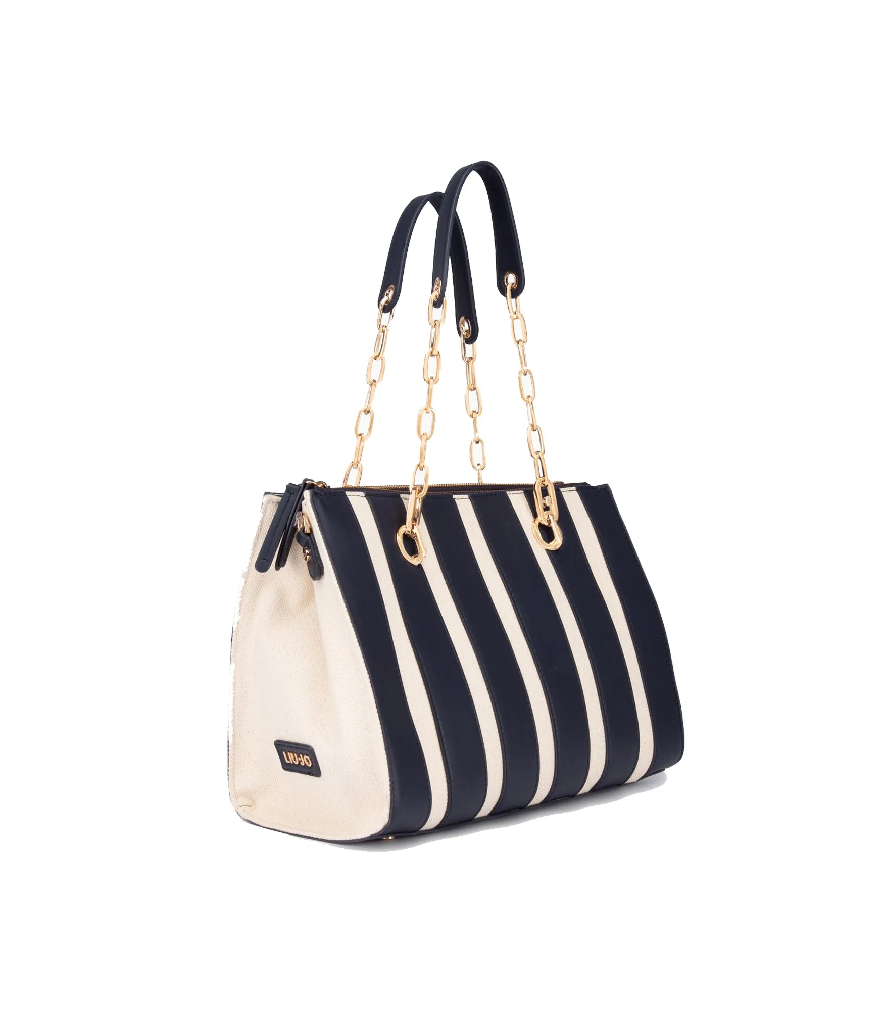 M Double Zip Satchel Liu Jo Crea - Midnight